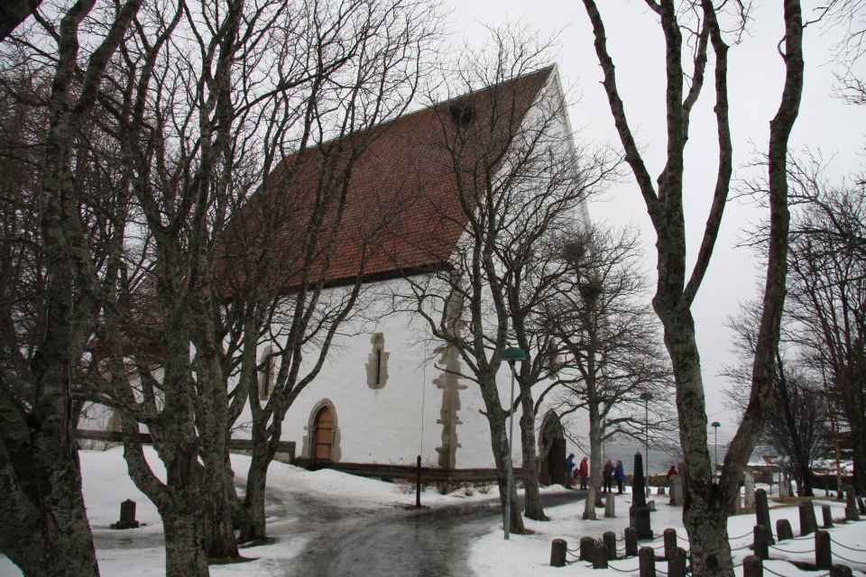 die nördlichste mittelalterliche Steinkirche Norwegens