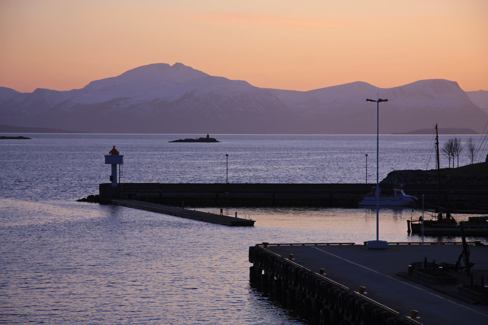Eine Stunde am Pier von Molde - 2. März 2012