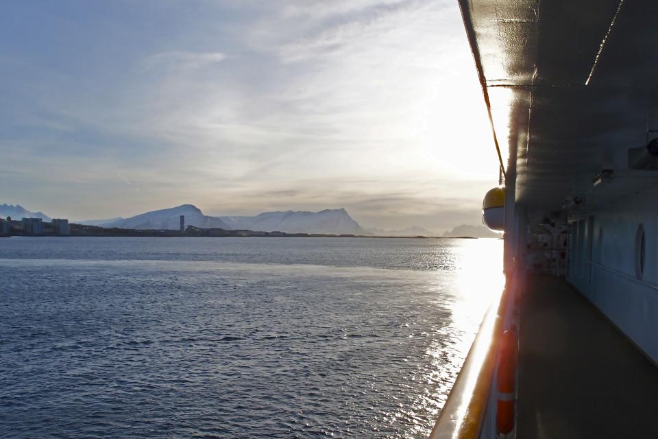 Hurtigruten, Tag 4, Ausfahrt aus Bodoe, 4. März 2012, KK