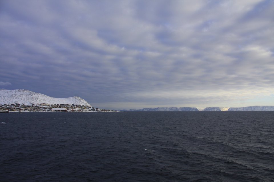 Hurtigruten, Tag 6: Honningsvag, Ausgangspunkt für den Ausflug zum Nordkap - 6. März 2012