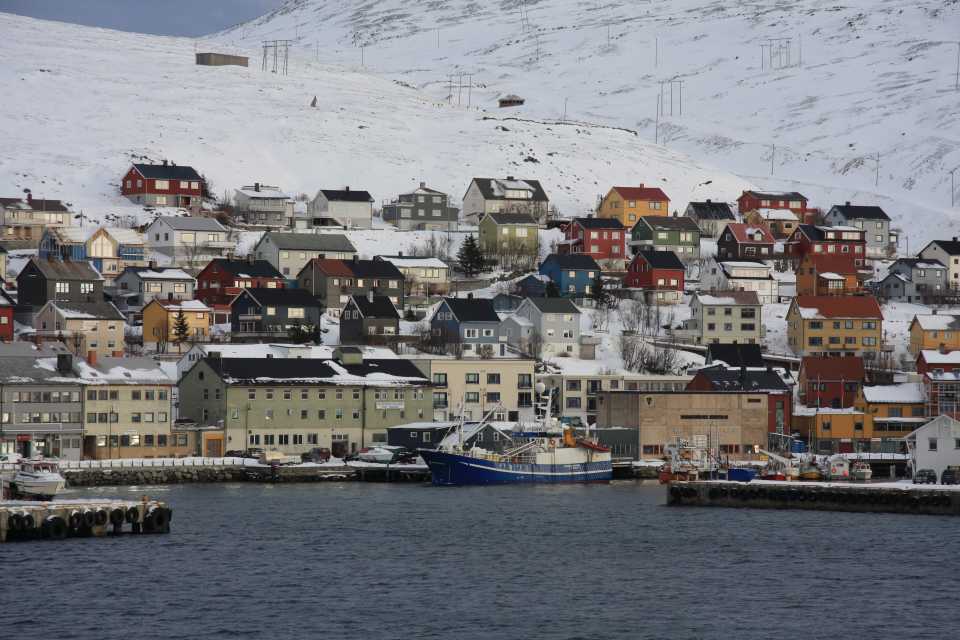 Hurtigruten, Tag 6: Honningsvag, Ausgangspunkt für den Ausflug zum Nordkap - 6. März 2012