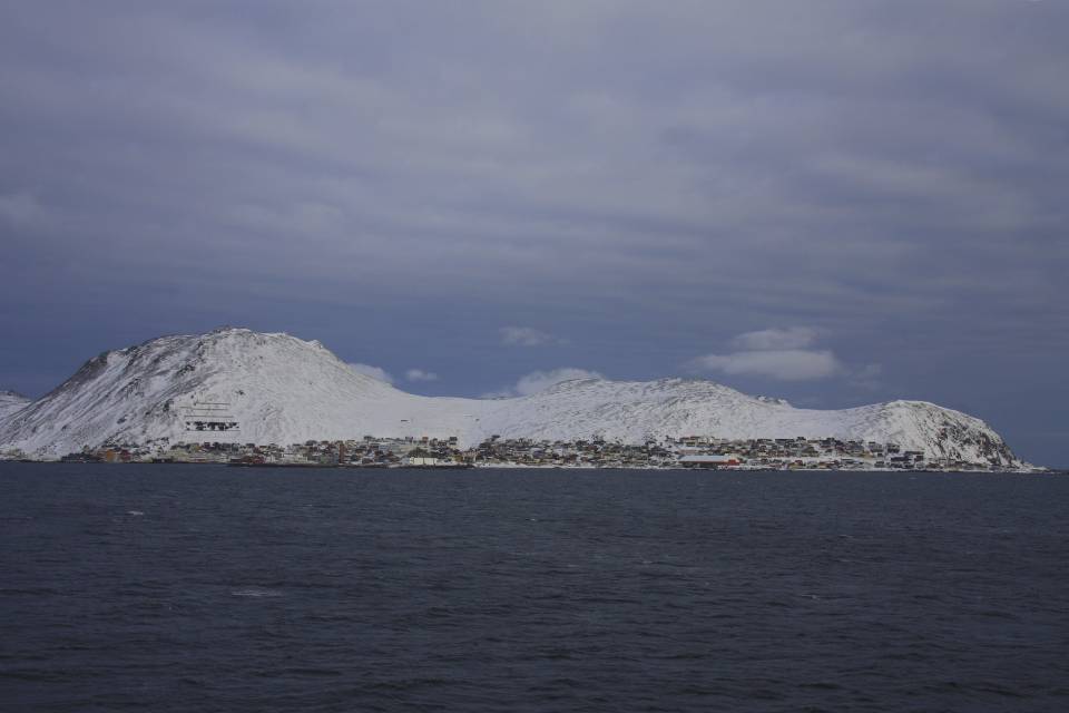 Fahrt zum Nordkap, 6. März 2012, Ausgangspunkt: Honningsvag
