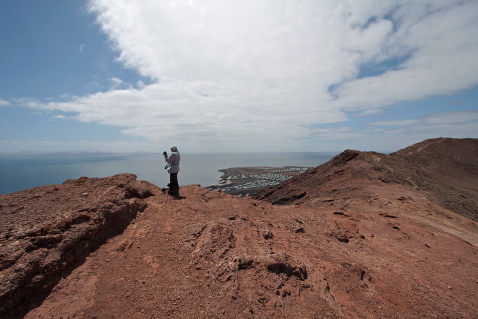 Lanzarote - Montana Roja, Hausberg der Playa Blanca - März 2014 -  Canon EOS 40D