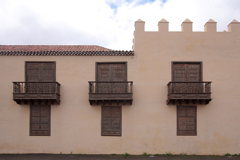 Fuerteventura - La Oliva - Teil der Fassade der Casa de los Coroneles - März 2014 - Canon EOS 40D