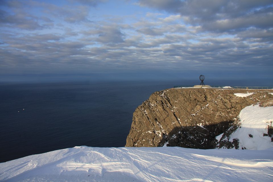 Das Nordkap im Sonnenschein - März 2012