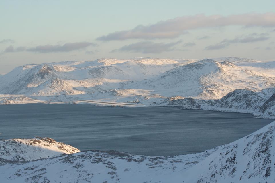 Insel Mageroya, auf dem Weg zurück vom Nordkap, März 2012