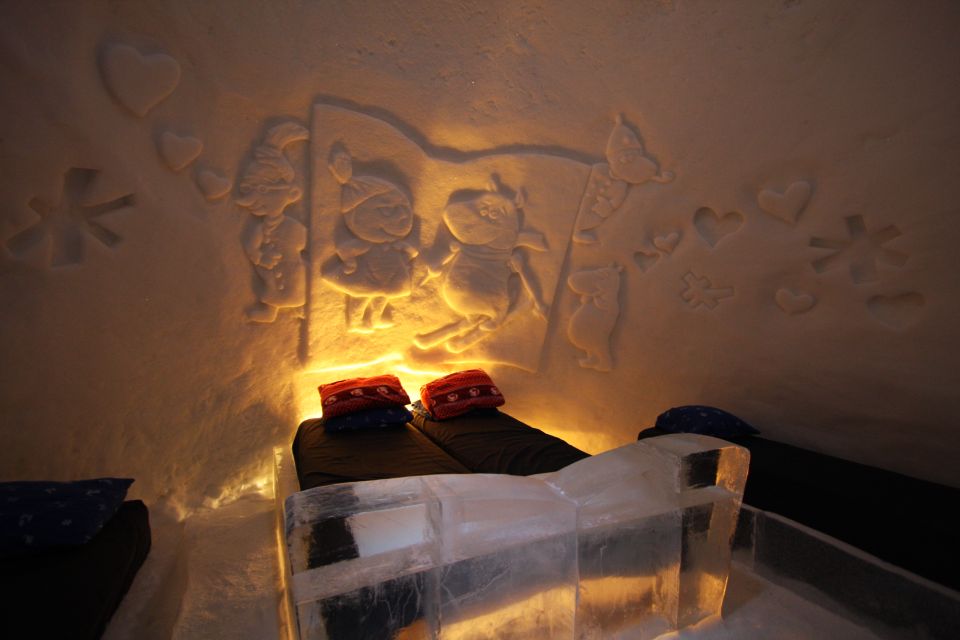 Familien-Zimmer mit Märchenmotiv im Schneehotel von Kirkenes - März 2012