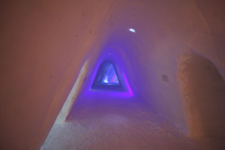 Zimmerkorridor im Schneehotel von Kirkenes - März 2012