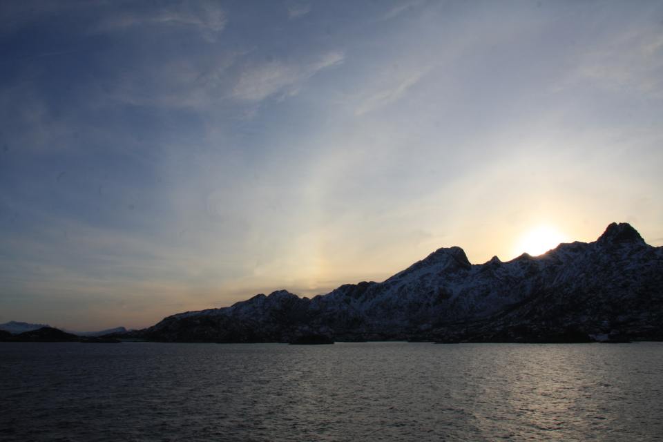 Spätnachmittags, Hurtigruten, März 2012