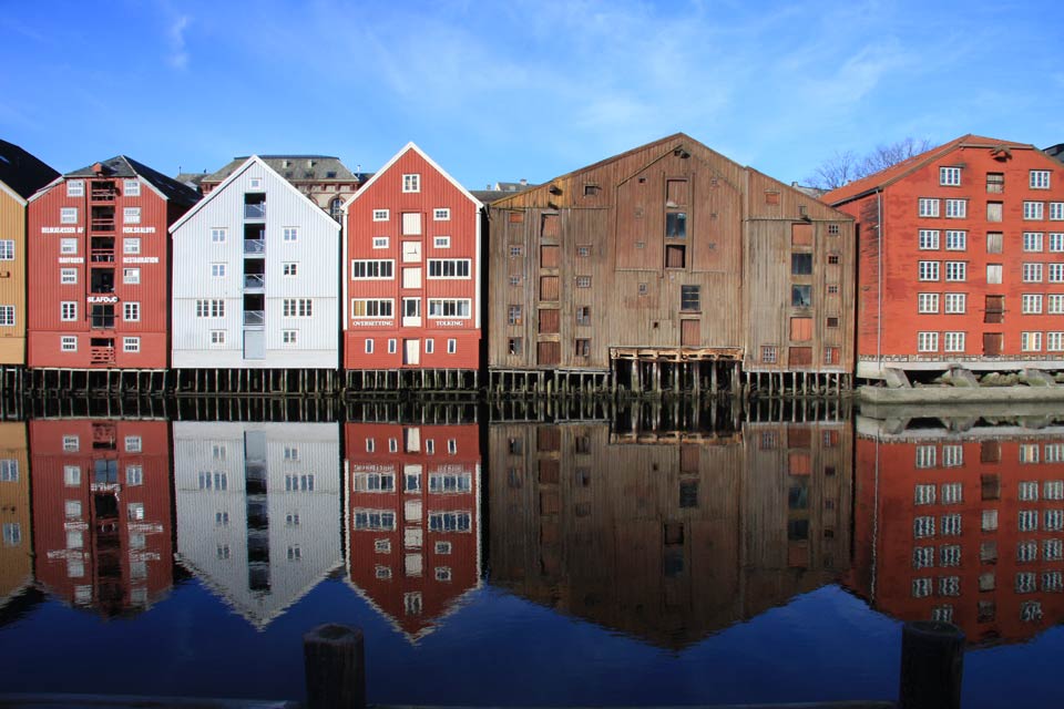 Trondheim, Speicherhäuser, 3. März 2012